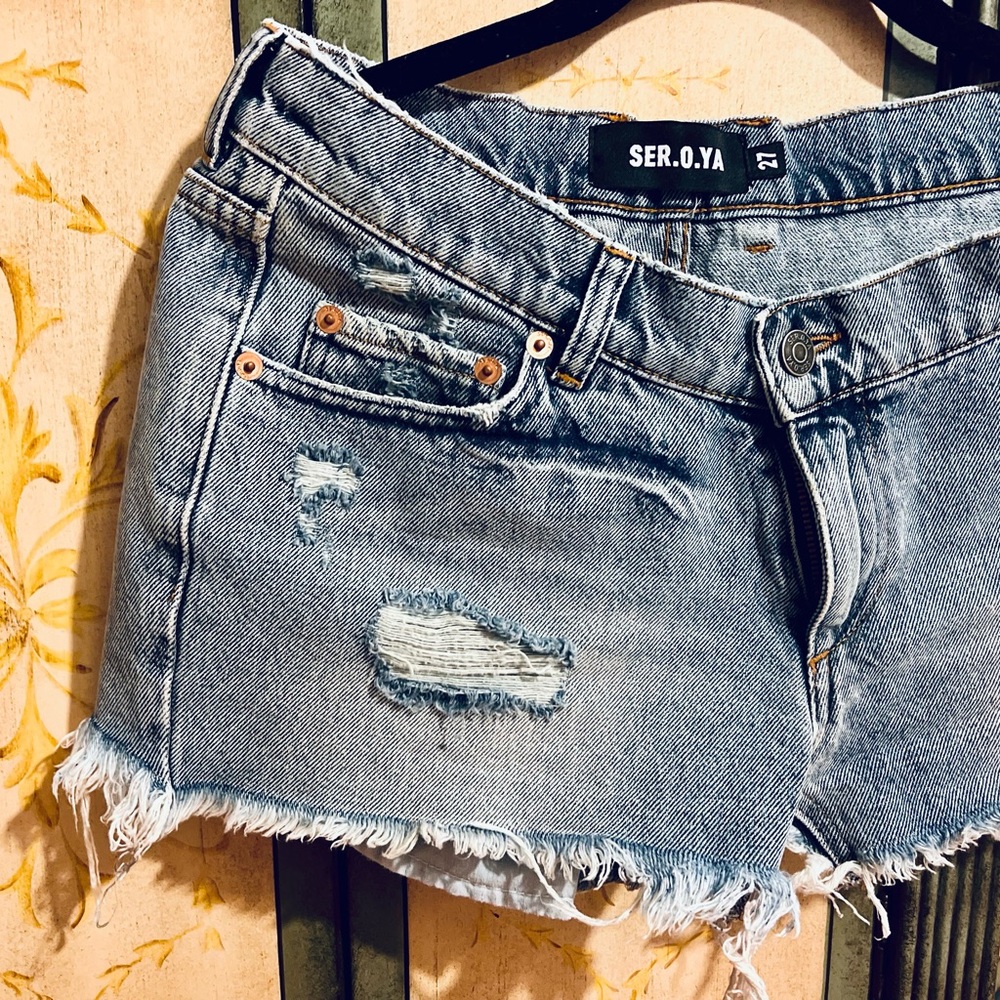 SER.O.YA DENIM SHORTS